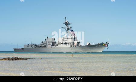 USS John Finn (DDG-113) Arleigh Burke-Klasse. Arleigh Burke-Klasse USS John Finn (DDG 113) U.S. Navy Stockfoto