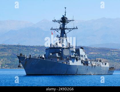 Der Lenkraketen-Zerstörer USS Gravely (DDG 107) U.S. Navy Stockfoto