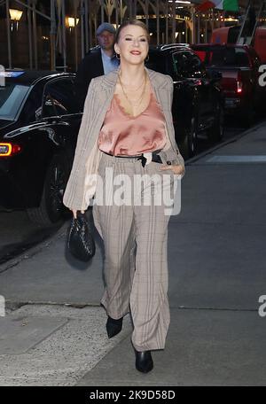 NEW YORK, NY 27. Oktober: Jodie Sweetin gesehen bei Good Morning America in New York City am 27. Oktober 2022. Quelle: RW/MediaPunch Quelle: MediaPunch Inc/Alamy Live News Stockfoto