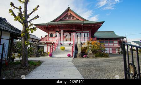 Tempel in der Präfektur Nagano, Japan Stockfoto