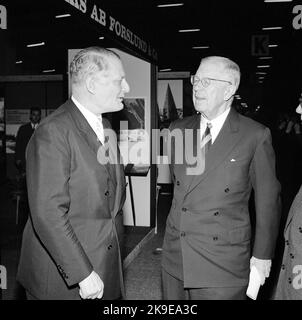 Die Waldmesse. König Gustaf VI Adolf Stockfoto