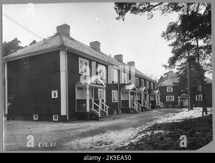 Neue Wohngebäude in Värtan. Stockfoto