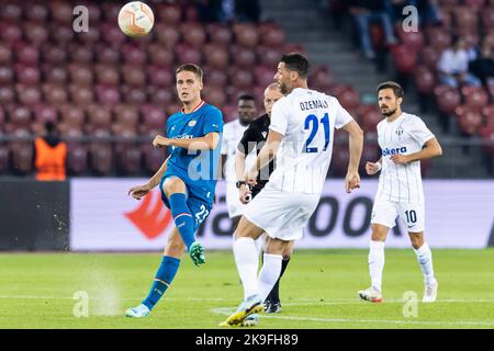 06-10-2022: Sport: FC Zürich / PSV ZÜRICH, SCHWEIZ - 6. OKTOBER: Joey Veerman (PSV Eindhoven) während des Spiels Europa League FC Zürich und PSV ein Stockfoto