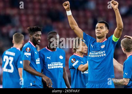 06-10-2022: Sport: FC Zürich gegen PSV ZÜRICH, SCHWEIZ - 6. OKTOBER: Cody Gakpo (PSV Eindhoven) während des Spiels Europa League FC Zürich und PSV Eindh Stockfoto