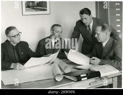 Der Vorschlagsausschuss hat eine Sitzung. Stockfoto