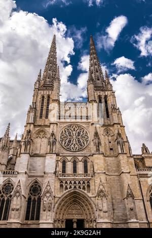 Kathedrale von Bordeaux, römisch-katholische Kirche des Heiligen Andreas Stockfoto