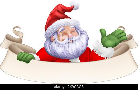 Santa Claus Weihnachtsmann Cartoon Charakter Stock Vektor