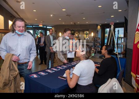 Washington, Vereinigte Staaten Von Amerika. 27. Oktober 2022. Die Gäste nehmen am 27.. Oktober 2022 an der DC-Vorführung der Showtime-Docuserien „THE LINCOLN PROJECT“ im Navy Memorial in Washington, DC, Teil. (Foto von Kris Connor/Sipa USA) Quelle: SIPA USA/Alamy Live News Stockfoto
