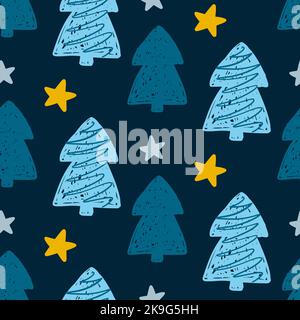 Weihnachten nahtlose Muster Stock Vektor