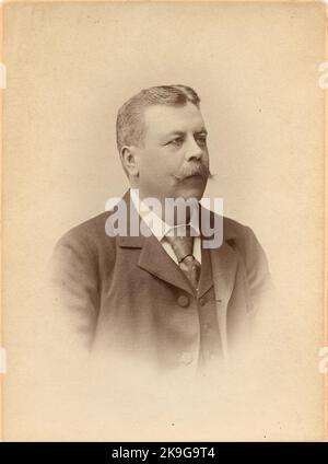 Brukspatron Anton Ohlsson, der stellvertretendes Vorstandsmitglied 1883-1891, Vorstandsmitglied 1891-1893, stellvertretender Vorsitzender 1893-1907, Vorsitzender 1907-1917 war Stockfoto