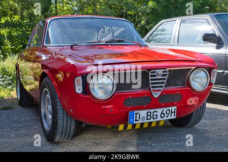 Alfa Romeo Sprint GTA , produziert von 1965-1975 , Vorderansicht Stockfoto