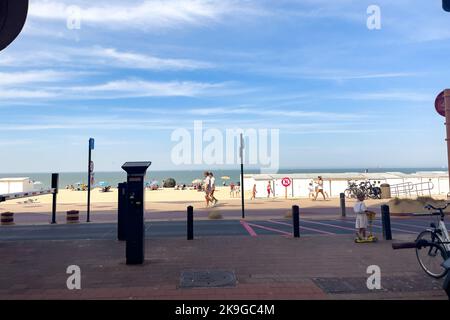 POV Blick auf Menschen hängen Stockfoto