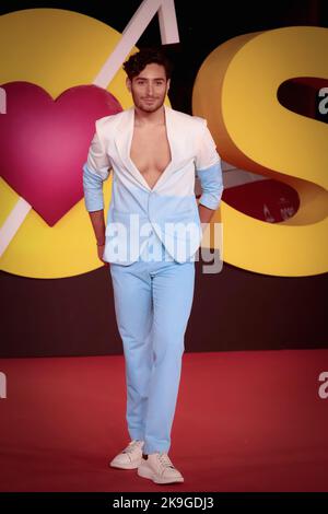 Roma, RM, Italien. 22. Oktober 2022. Gast besucht den roten Teppich des Films ''Bros'' beim Filmfestival von Rom 17. im Auditorium Parco della Musica. (Bild: © Gennaro Leonardi/Pacific Press via ZUMA Press Wire) Stockfoto