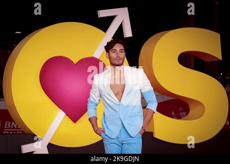 Roma, RM, Italien. 22. Oktober 2022. Gast besucht den roten Teppich des Films ''Bros'' beim Filmfestival von Rom 17. im Auditorium Parco della Musica. (Bild: © Gennaro Leonardi/Pacific Press via ZUMA Press Wire) Stockfoto