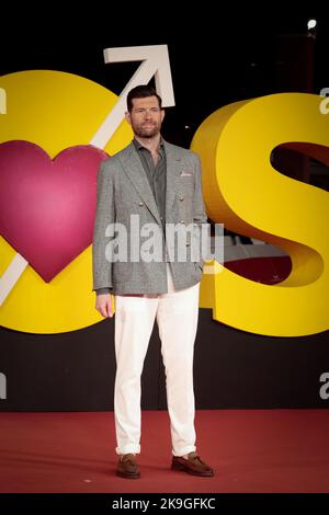 Roma, RM, Italien. 22. Oktober 2022. Eichner nimmt am roten Teppich des Films ''Bros'' beim Filmfestival von Rom 17. im Auditorium Parco della Musica Teil. (Bild: © Gennaro Leonardi/Pacific Press via ZUMA Press Wire) Stockfoto