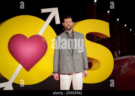 Roma, RM, Italien. 22. Oktober 2022. Eichner nimmt am roten Teppich des Films ''Bros'' beim Filmfestival von Rom 17. im Auditorium Parco della Musica Teil. (Bild: © Gennaro Leonardi/Pacific Press via ZUMA Press Wire) Stockfoto