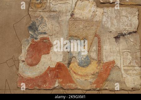 Satet-Tempel auf der Insel Elephantine in Assuan, Ägypten Stockfoto