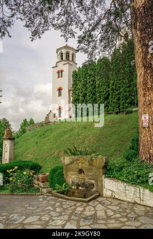 Klisurski Kloster von 'St. Kyrill und St. Methodius', Bulgarisch-Orthodoxe Kirche im Nordwesten Bulgariens. Stockfoto