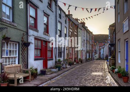 Staithes, North Yorkshire, England, Vereinigtes Königreich Stockfoto