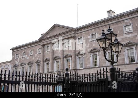 Das irische Parlament, The Dail, Leinster House, Dublin, Irland. Stockfoto