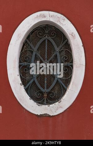 Das antike Fenster in Venedig, Italien Stockfoto