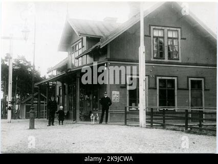 Slite Station 1902-05. Stockfoto