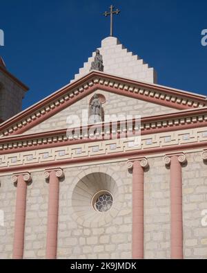 Alte Missionskirche in Santa Barbara, Kalifornien, USA Stockfoto