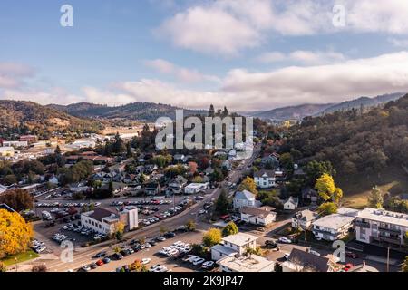 Roseburg, eine Stadt im Süden von Oregon, USA. Stockfoto