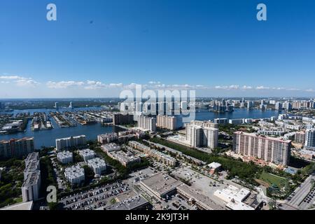 Luftaufnahme der Stadt in Florida Stockfoto
