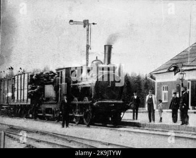 Stockholm - Västerås - Bergslagens Railway, SWB LOK WURF K Stockfoto