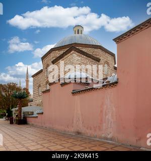 Hagia Sophia Hurrem Sultan Bathhouse oder Ayasofya Hurrem Sultan Hamami, ein traditionelles türkisches Ottomanen-Bad aus dem 16. Jahrhundert, oder Hamam, am Sultanahmet Square, Istanbul, Türkei Stockfoto