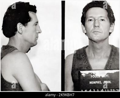 Jerry Lee Lewis Mugshot 1976 Stockfoto