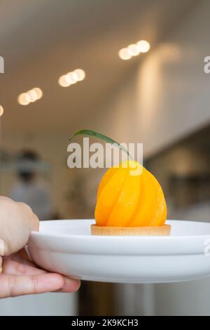 Mayongchid oder marian Plum Cheese Pie, Stock Foto Stockfoto