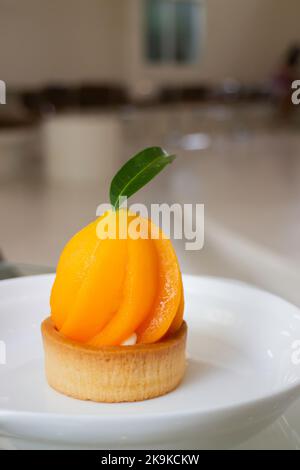 Mayongchid oder marian Plum Cheese Pie, Stock Foto Stockfoto