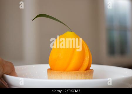 Mayongchid oder marian Plum Cheese Pie, Stock Foto Stockfoto