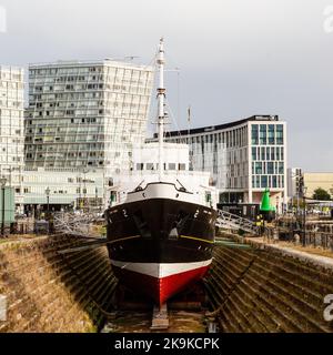 Edmund Gardner, Liverpool Cutter No2 (1953) Pier Head , Liverpool, England, Vereinigtes Königreich. Stockfoto