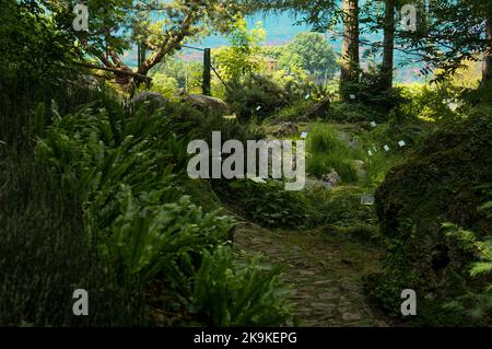 Bergamo botanischen Garten Stockfoto
