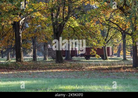 Zwiggelte, Niederlande - 18. Oktober 2022: Westerbork war ein Nazi-Durchgangslager in der Provinz Drenthe. Anne Frank und Etty Hillesum wurden von ihm transportiert Stockfoto