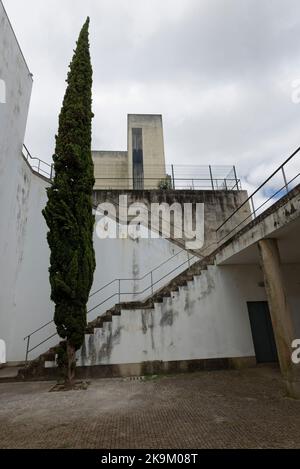 kirche entworfen von Siza Vieira, in Marco de Canavezes, Portual. Igreja de Santa Maria Stockfoto