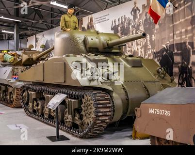 Amerikanischer M4 Sherman-Panzer Stockfoto