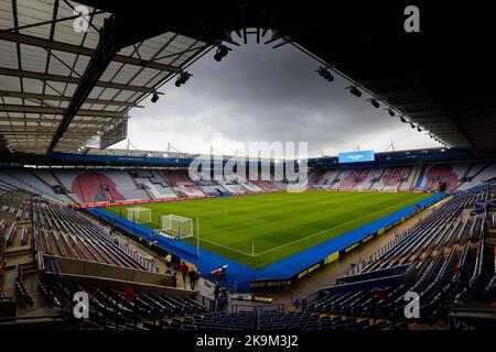 Leicester, Großbritannien. 29. Oktober 2022. 29.. Oktober 2022; The King Power Stadium, Leicester, Leicestershire, England; Premier League Football, Leicester City versus Manchester City; /gv Credit: Action Plus Sports Images/Alamy Live News Stockfoto