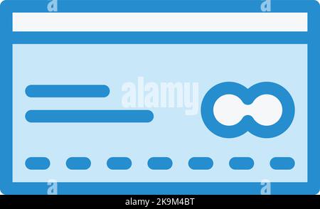 Grafik zum Symboldesign des Kreditkartenvektors Stock Vektor