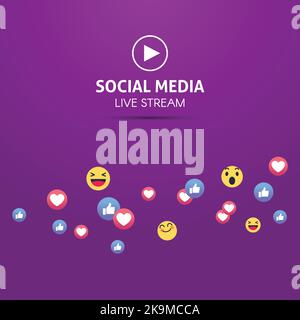 1 Millionen Follower. Vektor-Illustration für Social Media Follower. Editierbare Schriftart für Geschäftsseiten und Medienbeeinflusser. Stock Vektor