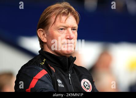 Sheffield United Assistant Manager Stuart McCall vor dem Sky Bet Championship-Spiel bei den Hawthorns, West Bromwich. Bilddatum: Samstag, 29. Oktober 2022. Stockfoto