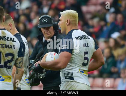 Ryan Hall of England Rugby League World Cup 2021 Gruppe A Spiel zwischen Griechenland und England in der Bramall Lane, Sheffield, South Yorkshire, Großbritannien am 29. Oktober 2022 (Foto von Craig Cresswell/Alamy Live News) Stockfoto