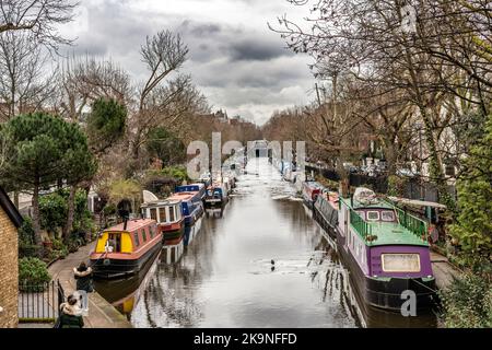 Little Venice london Regent’s Canal, Stockfoto