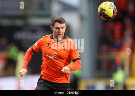 29.. Oktober 2022; Tannadice Park, Dundee, Schottland: Scottish Premier League Football, Dundee United versus Motherwell; Glenn Middleton von Dundee United Credit: Action Plus Sports Images/Alamy Live News Stockfoto