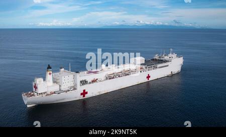 Das Krankenhausschiff USNS Comfort (T-AH 20) Stockfoto