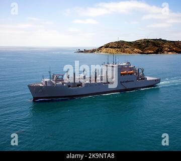 USNS Charles Drew (T-AKE-10) ist ein Trockenfrachtschiff der US-Marine der Lewis- und Clark-Klasse Stockfoto