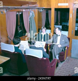 Staatsbahnen, SJ X0A5 1 Klasse Coup Stockfoto